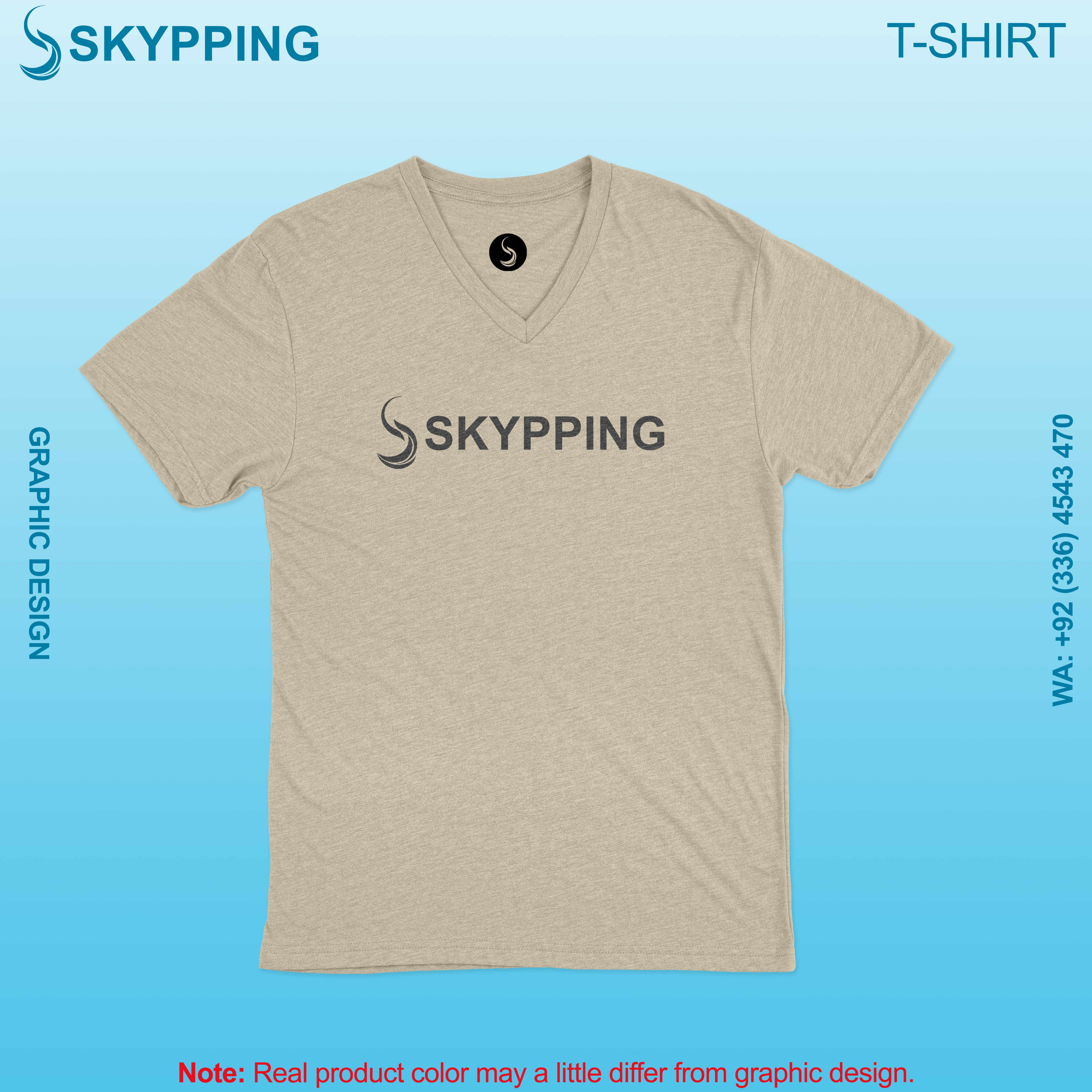 V-Neck Short set-in style sleeve t-shirt for men